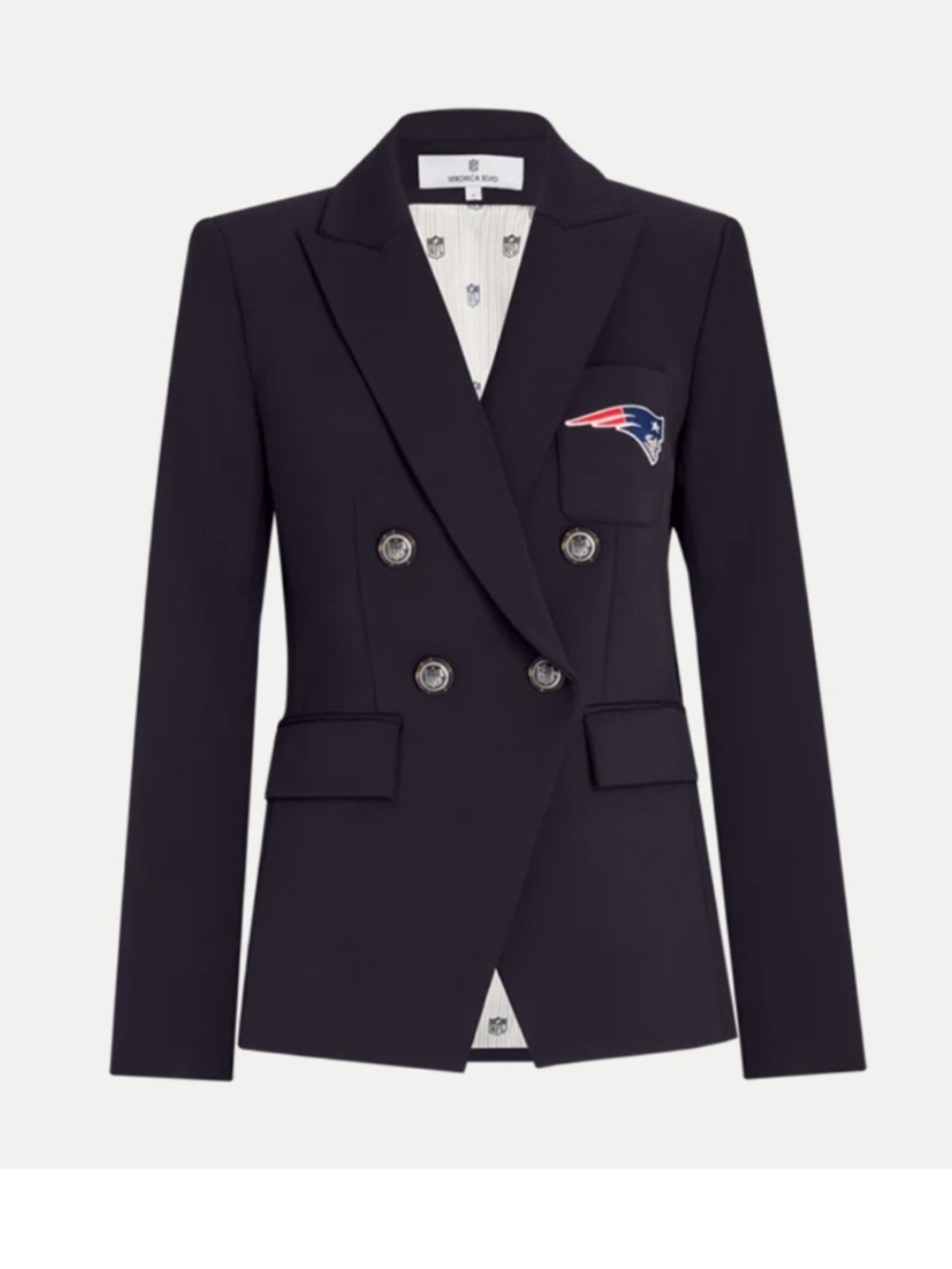 NWT Veronica Beard NFL New England Patriots Dickey Jacket Sz 4